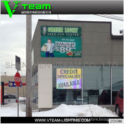 Glass LED screen Transparent led display for decoration